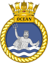 HMS Ocean Badge