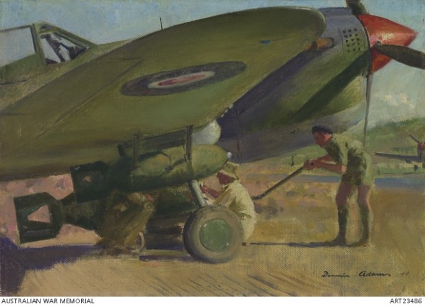 450 Sqn Bombing up a Fighter Bomber